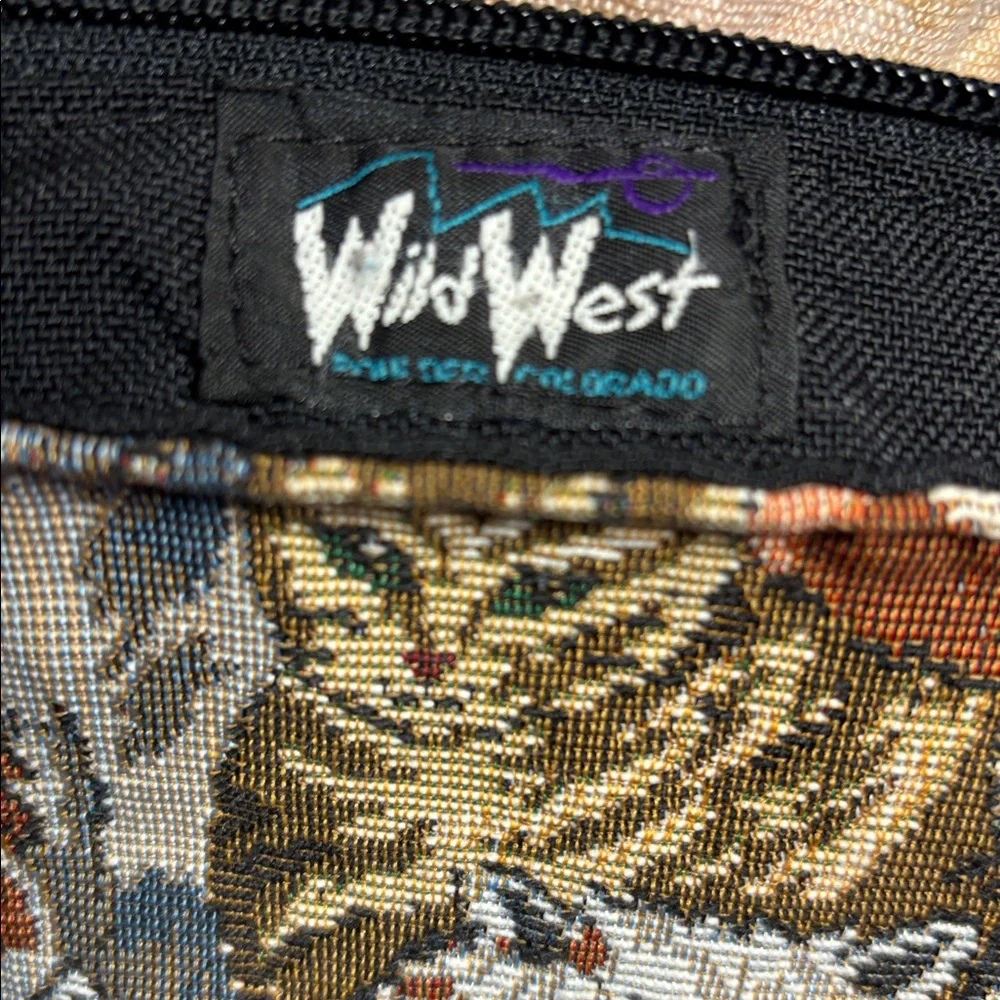 Vintage Wild West Cat tapestry tote bag - Picture 8 of 12